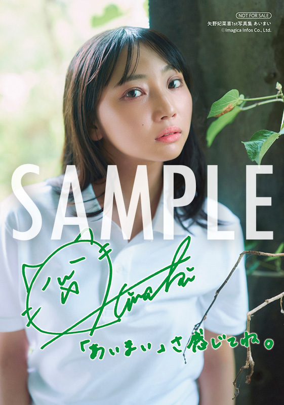 矢野妃菜喜1st写真集「あいまい」ODAIBA ゲーマーズ限定ブロマイド