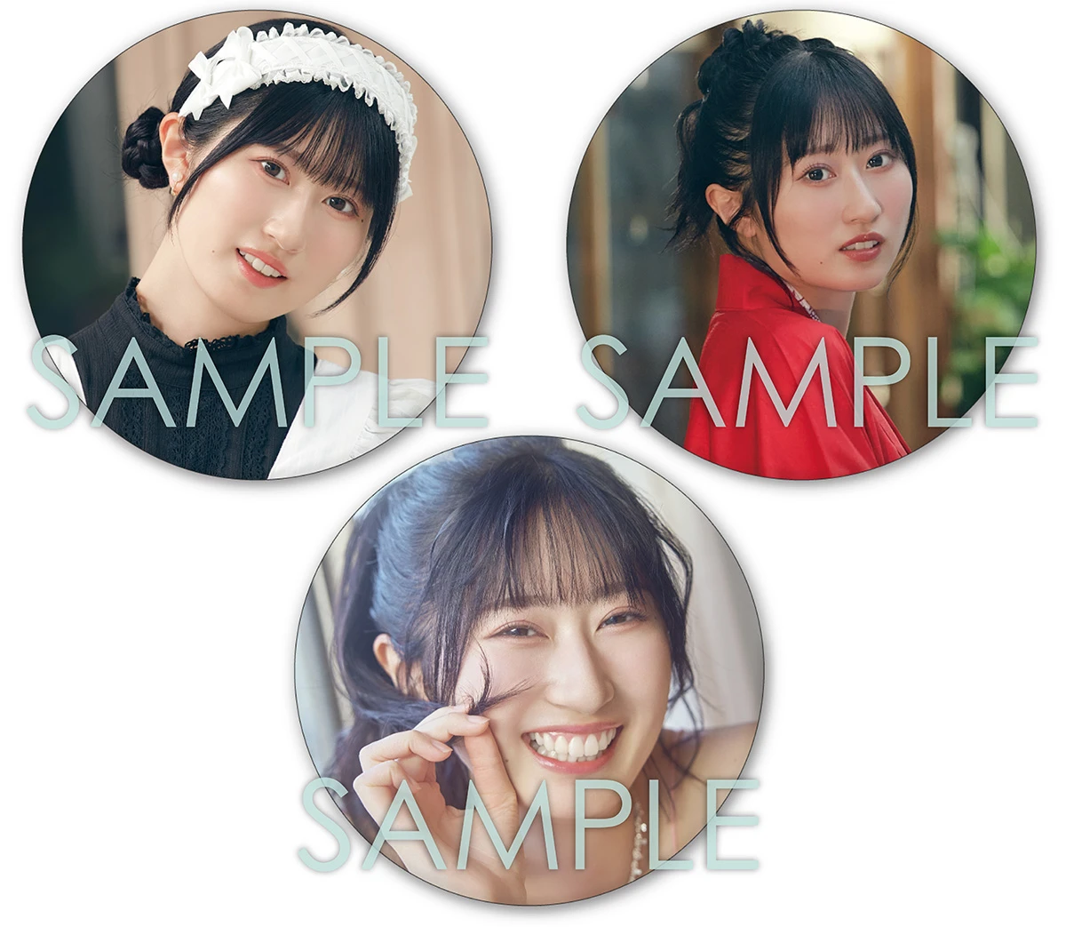 涼本あきほ1st写真集「あきいちばん」アニメイト限定版特典・缶バッジ3種セット